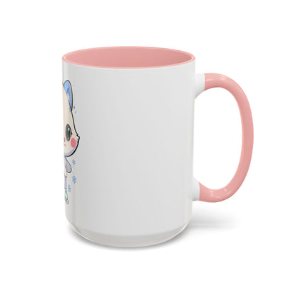 Kawaii Arctic Fox Mug for Cozy Winter Coffee Breaks