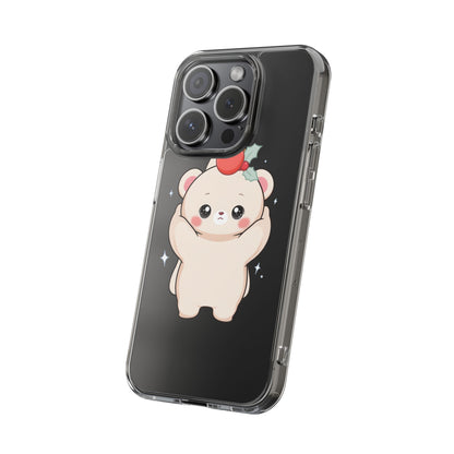 Kawaii Christmas Bear Phone Case for Cozy Holiday Days