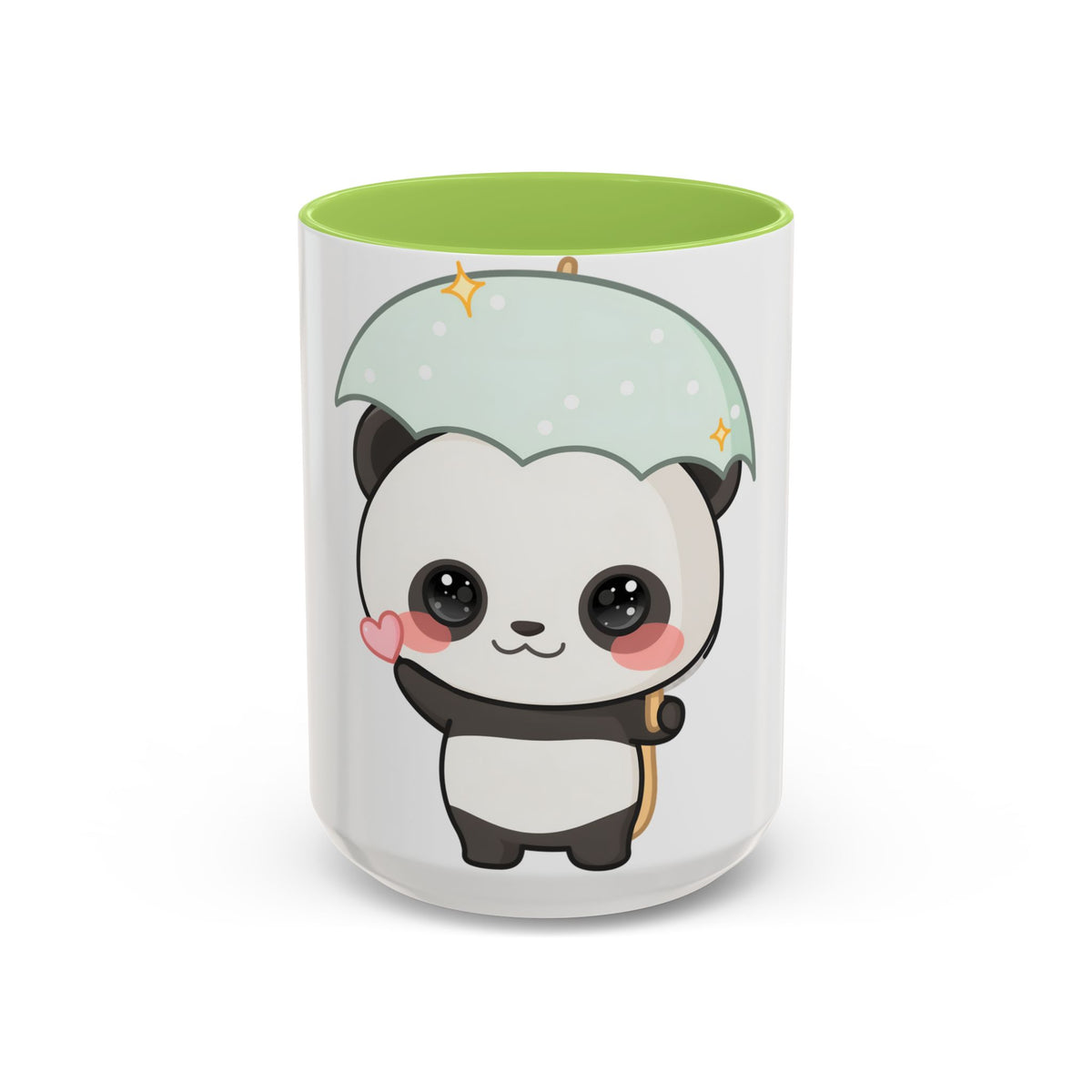 Cute Panda Accent Coffee Mug for Rainy Day Sips