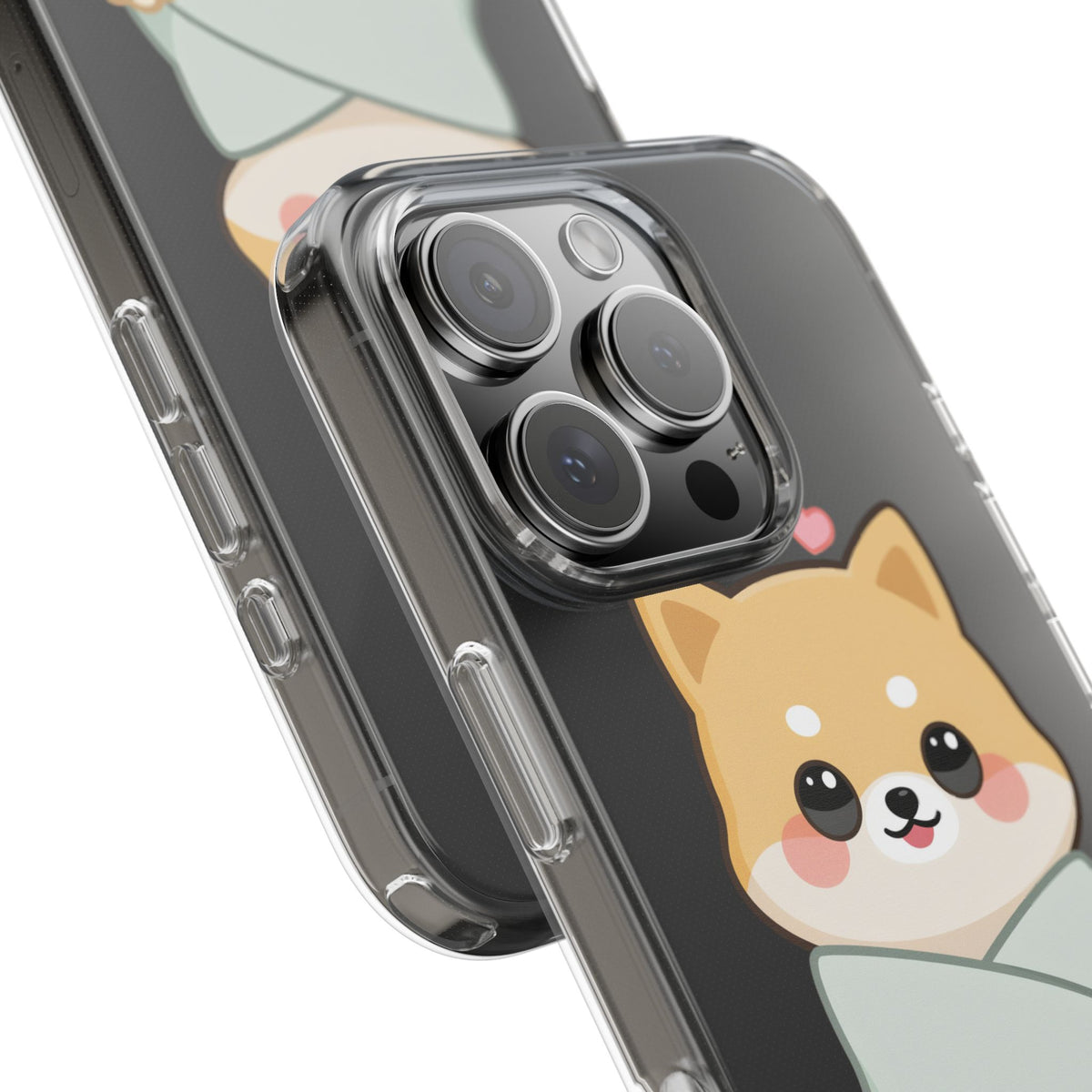Kawaii Shiba Inu Phone Case, Cozy Valentine Gift