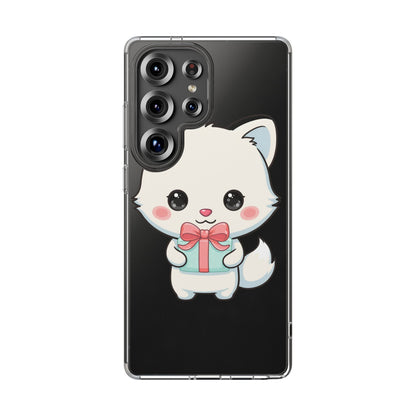 Kawaii Arctic Fox Phone Case with Gift