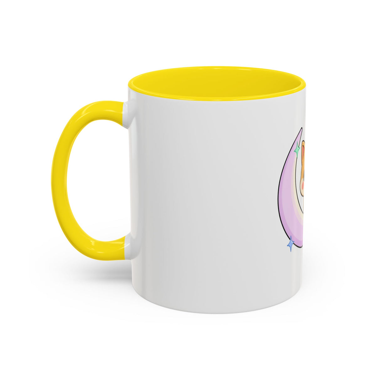 Kawaii Shiba Inu Accent Coffee Mug, Moon Puppy Gift