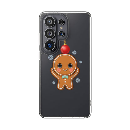 Christmas Gingerbread Phone Case, Cute Kawaii Holiday Gift
