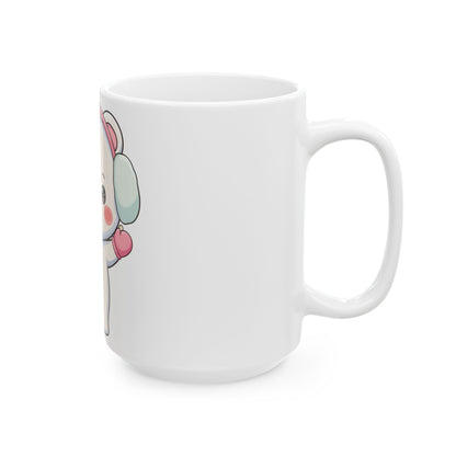 Kawaii Polar Bear Mug, Cute Winter Gift for Bear Lovers