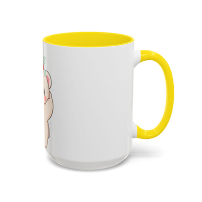 Christmas Polar Bear Mug, Cute Holiday Accent Coffee Mug