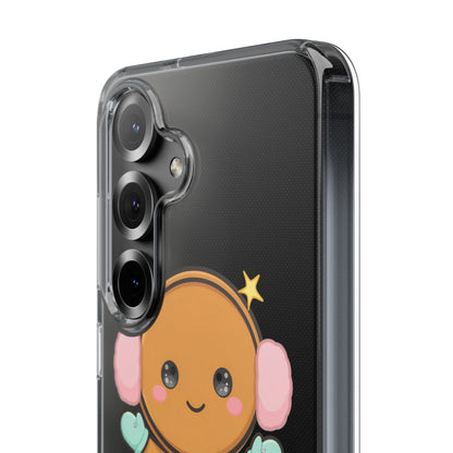 Kawaii Gingerbread Phone Case, Cute Winter Character