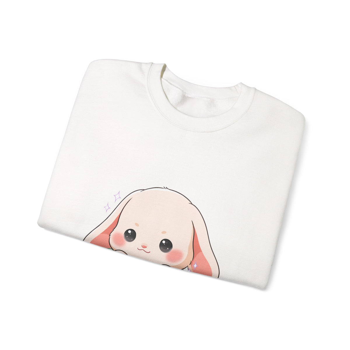 Kawaii Bunny Sweatshirt, Cute Chibi Tea Cup Rabbit