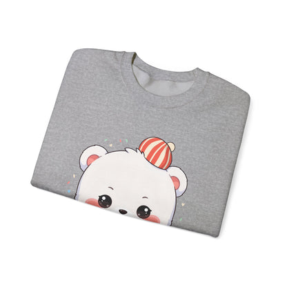 Christmas Cookie Bear Sweatshirt, Cute Holiday Baker Gift