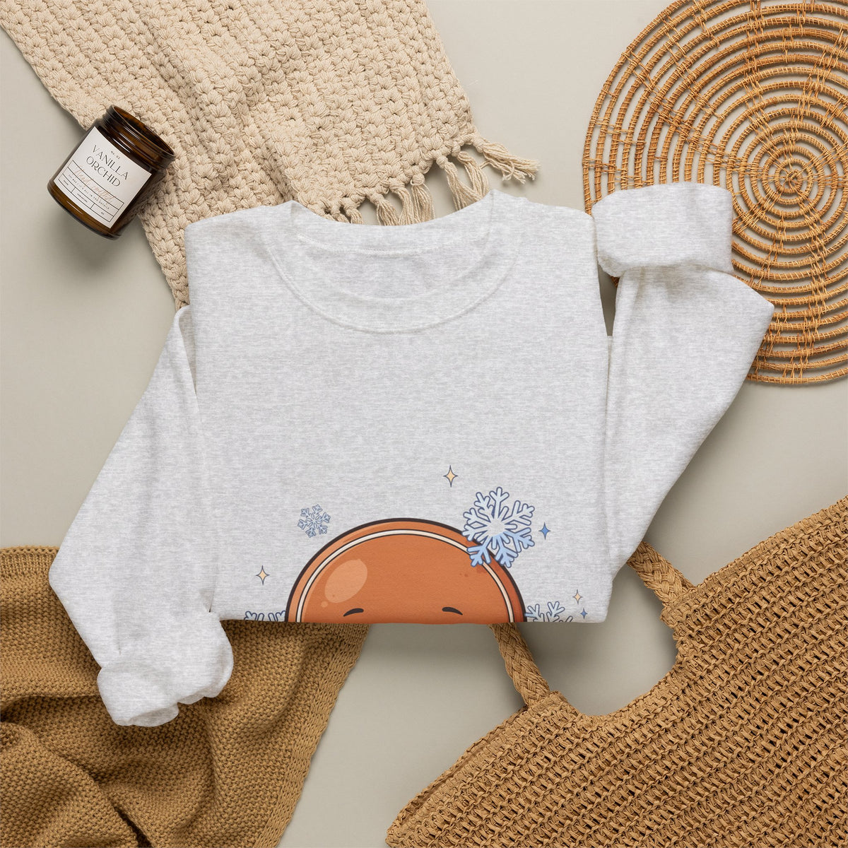 Kawaii Gingerbread Sweatshirt – Cute Winter Crewneck