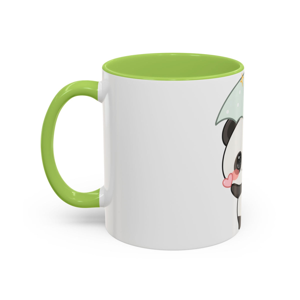Cute Panda Accent Coffee Mug for Rainy Day Sips