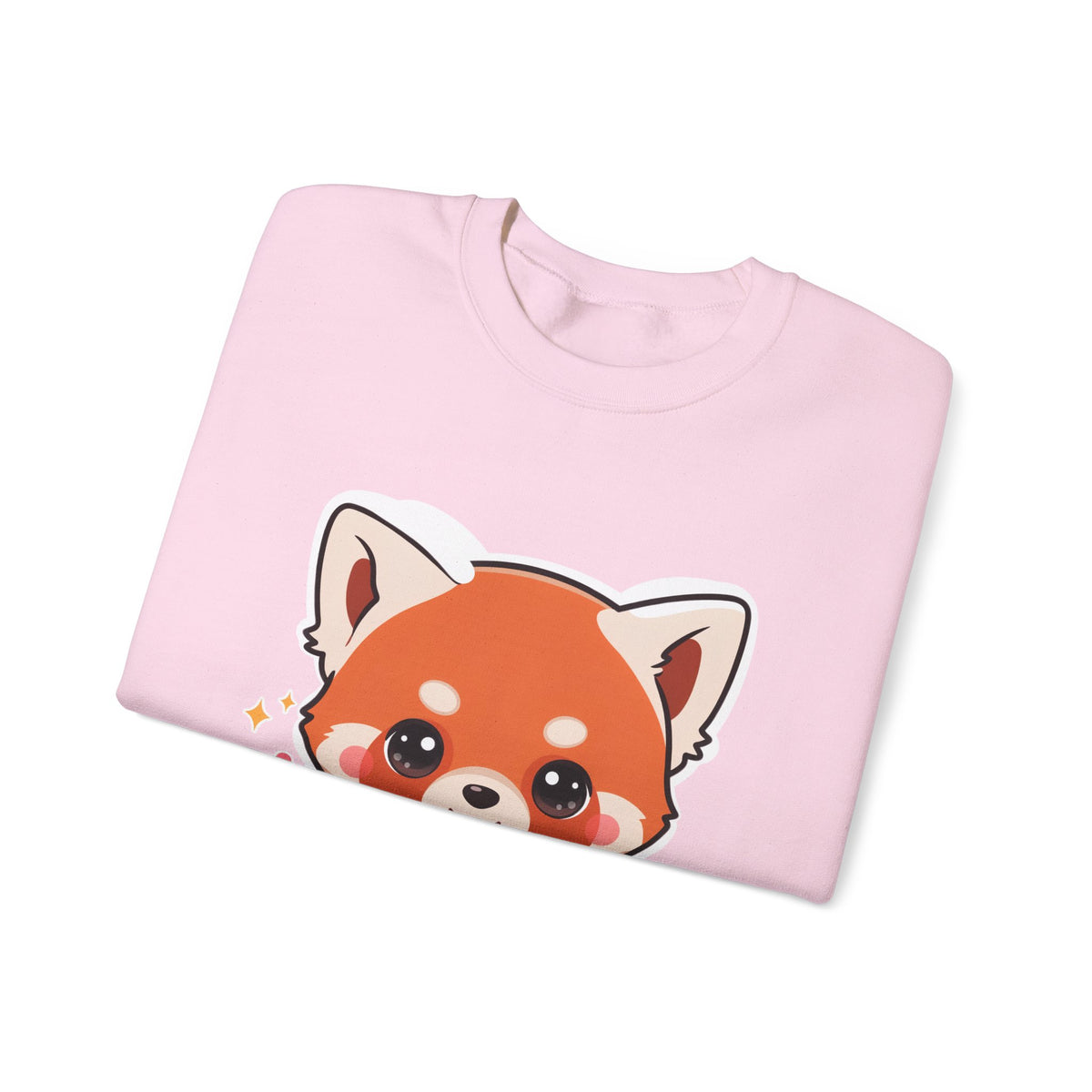 Kawaii Red Panda Sweatshirt, Cute Plant Lover Crewneck