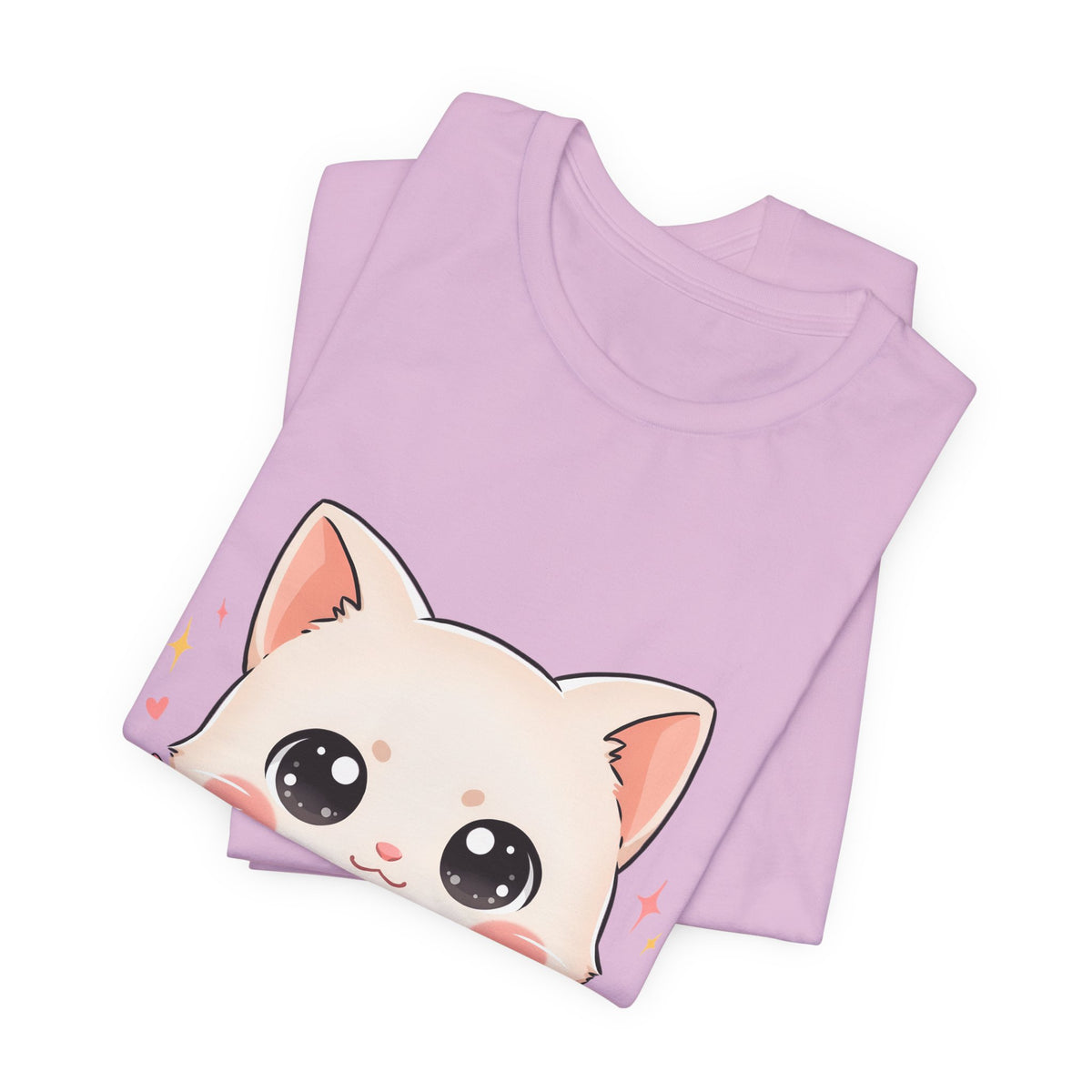 Kawaii Cat Artist T-Shirt for Creative Cat Lovers