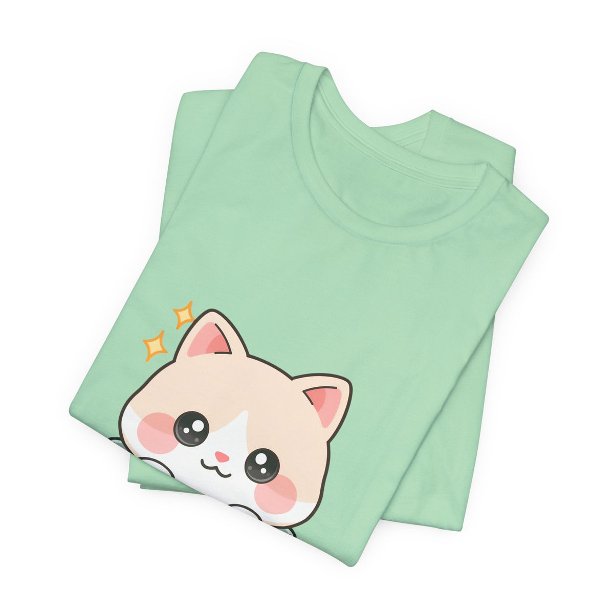 Kawaii Cat T-Shirt for Cute Cat and Chibi Art Fans