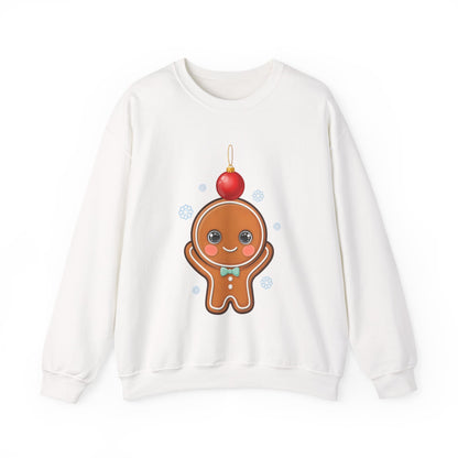 Gingerbread Christmas Sweatshirt, Cute Holiday Crewneck