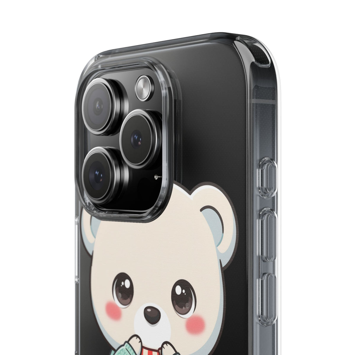 Kawaii Christmas Bear Phone Case for Holiday Season