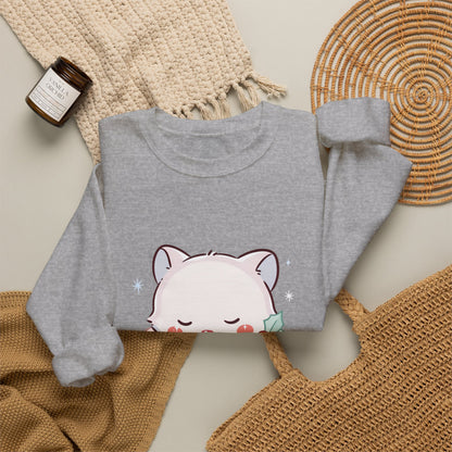 Christmas Fox Sweatshirt, Kawaii Stocking Arctic Fox Gift