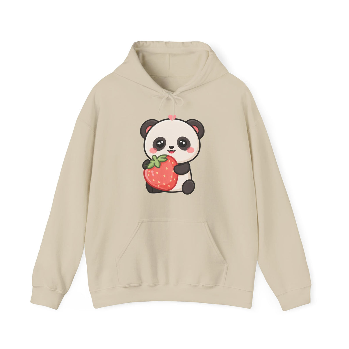 Kawaii Panda Strawberry Hoodie for Cute Style Fans
