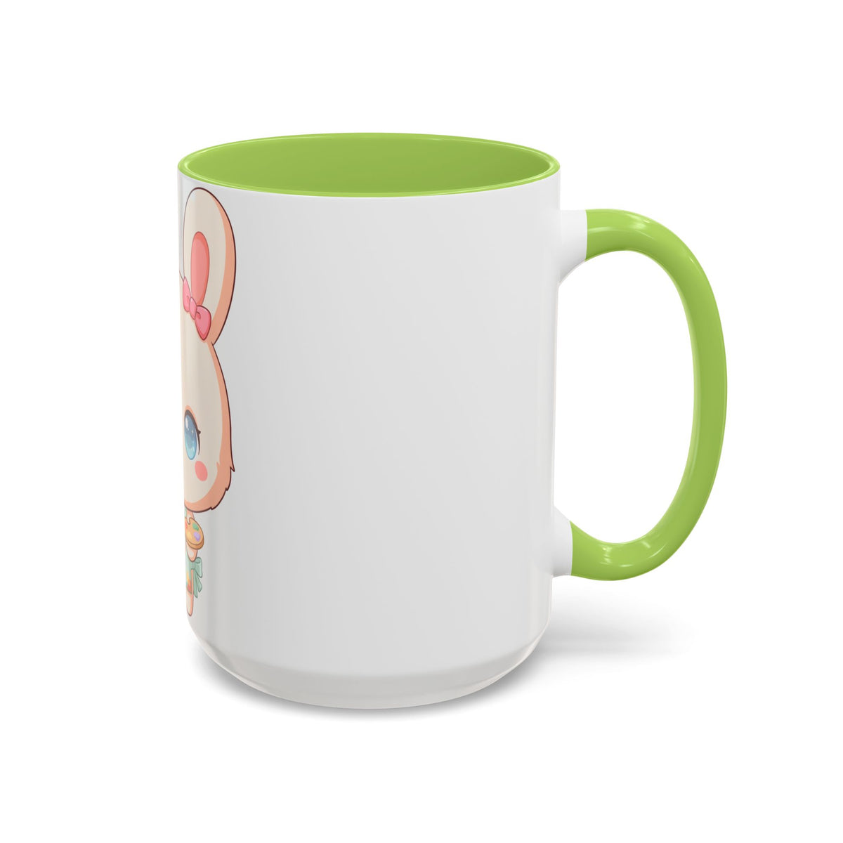 Kawaii Bunny Coffee Mug for Artists and Cute Art Lovers