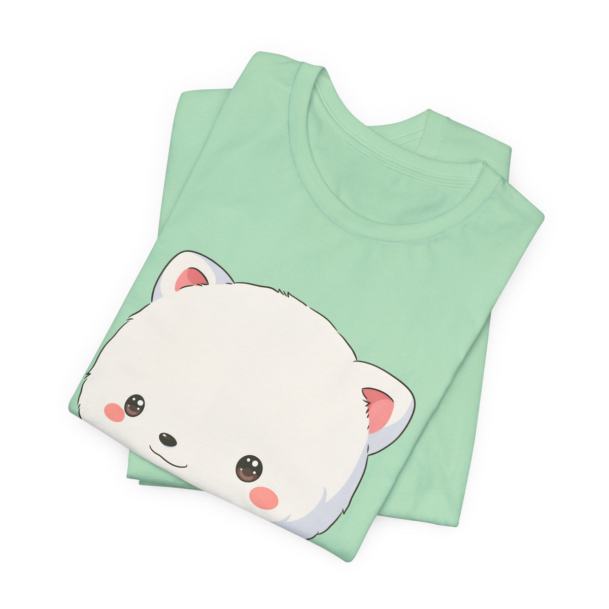 Kawaii Arctic Fox Christmas Tee for Cute Holiday Fans