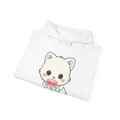 Kawaii Arctic Fox Gift Hoodie for Cozy Holiday Giving