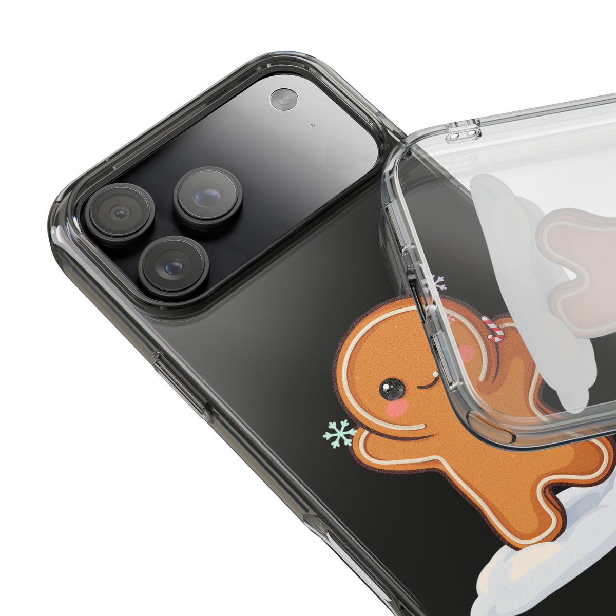 Kawaii Gingerbread Phone Case for Cozy Holiday Fans