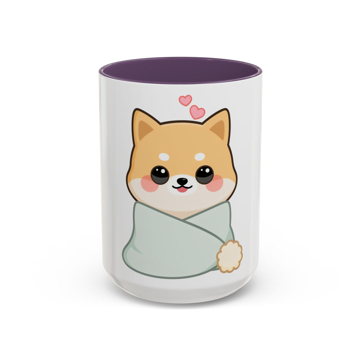 Kawaii Shiba Inu Accent Coffee Mug for Cozy Moments