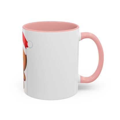 Gingerbread Man Christmas Mug, 11oz or 15oz Accent Coffee Mug