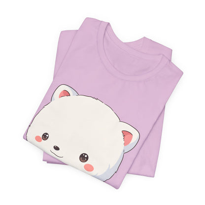 Kawaii Arctic Fox Christmas Tee for Cute Holiday Fans