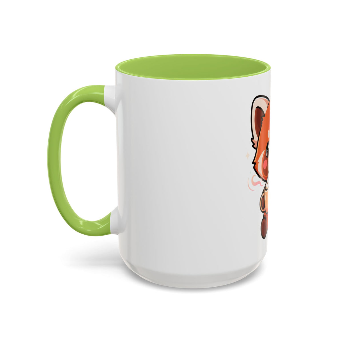 Red Panda Coffee Mug, Cute Latte Lover Accent Mug