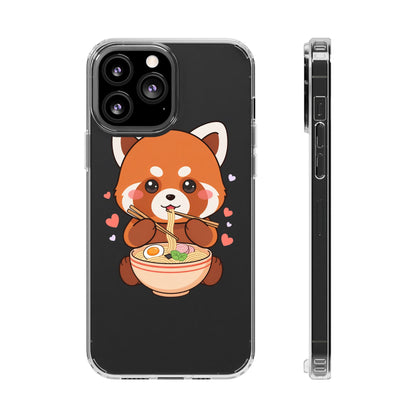 Red Panda Ramen Phone Case – Kawaii Food Lover Gift