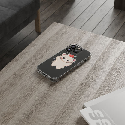Kawaii Christmas Bear Phone Case for Cozy Holiday Days