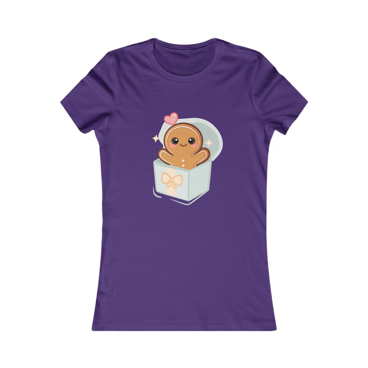 Kawaii Gingerbread Man T-Shirt in a Gift Box
