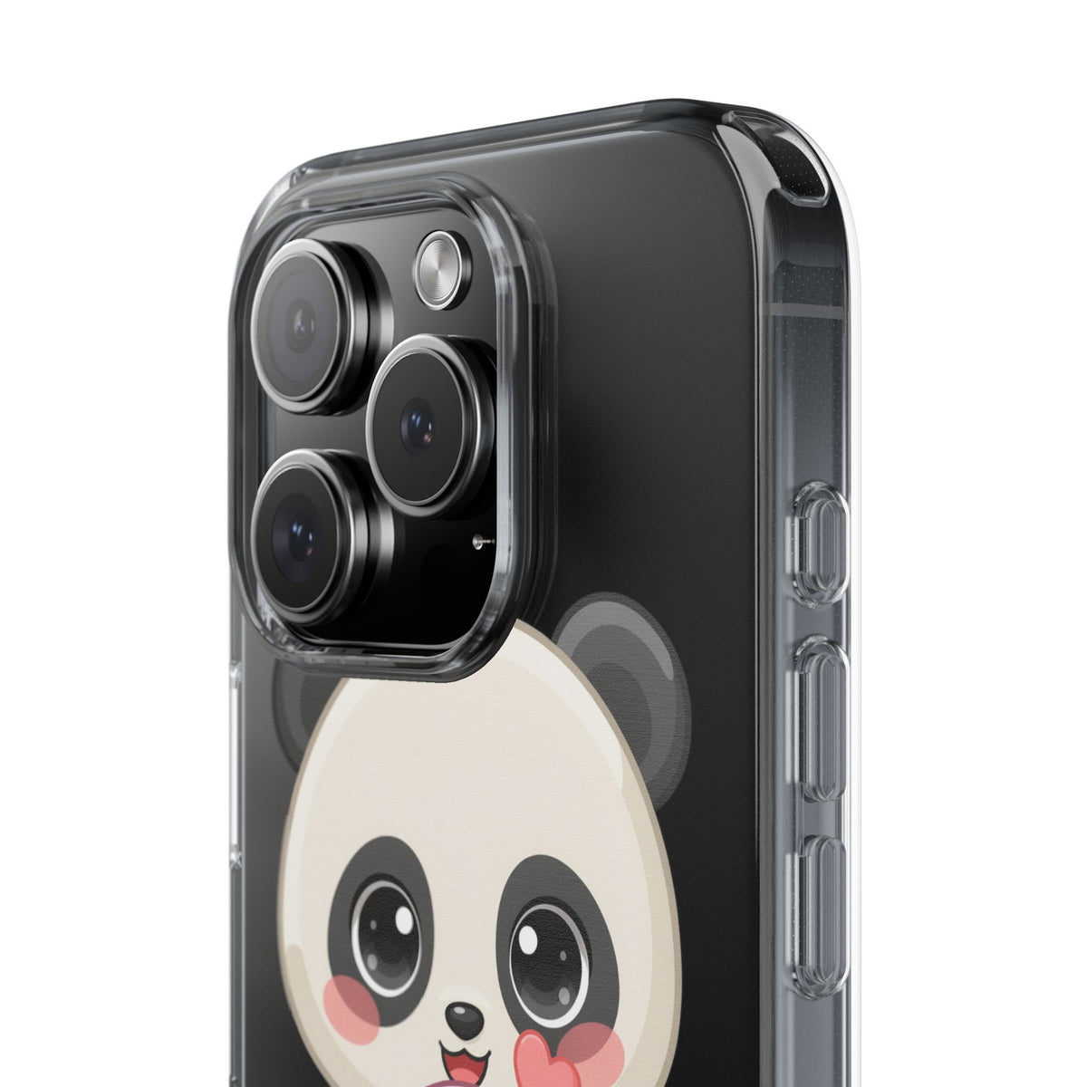 Kawaii Panda Phone Case with Donut