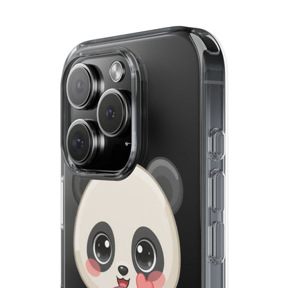 Kawaii Panda Phone Case with Donut