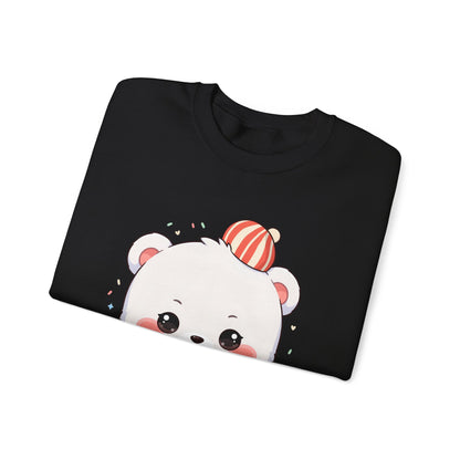 Christmas Cookie Bear Sweatshirt, Cute Holiday Baker Gift