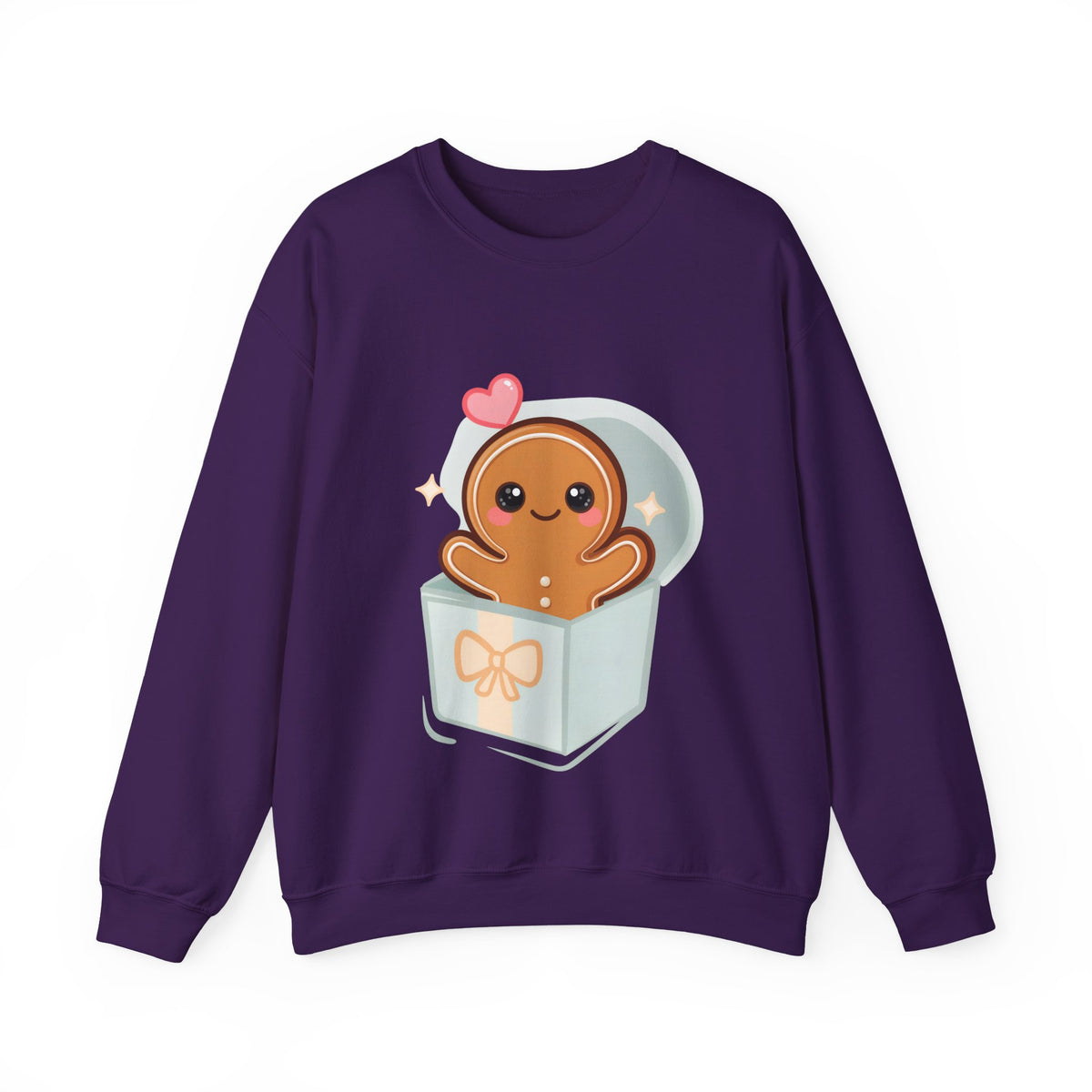 Kawaii Gingerbread Sweatshirt for Cozy Holiday Mornings