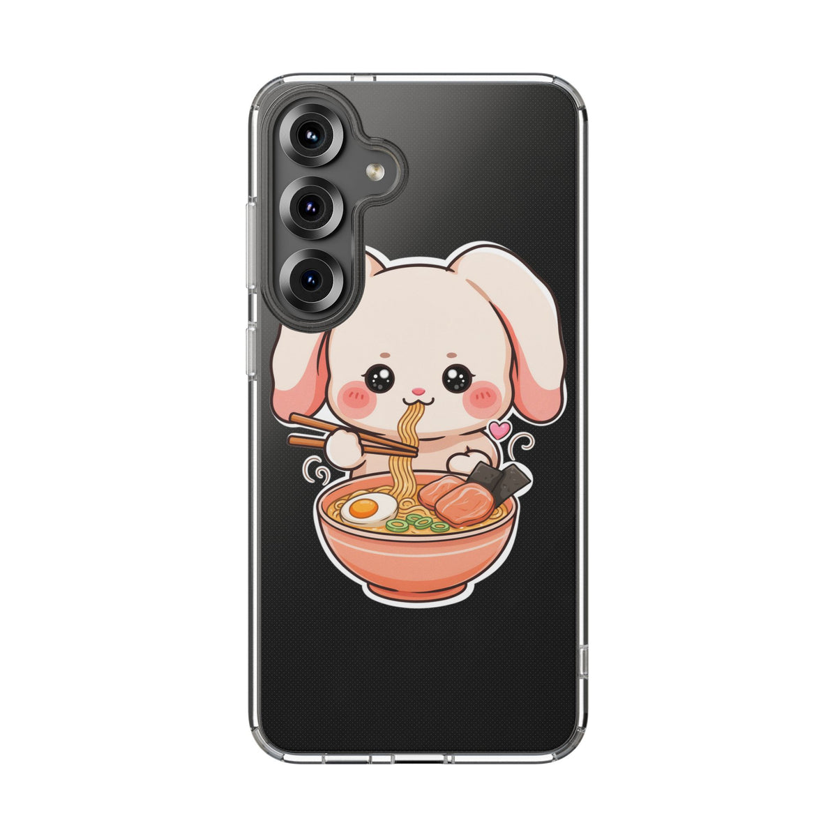 Kawaii Ramen Bunny Clear Impact-Resistant Case