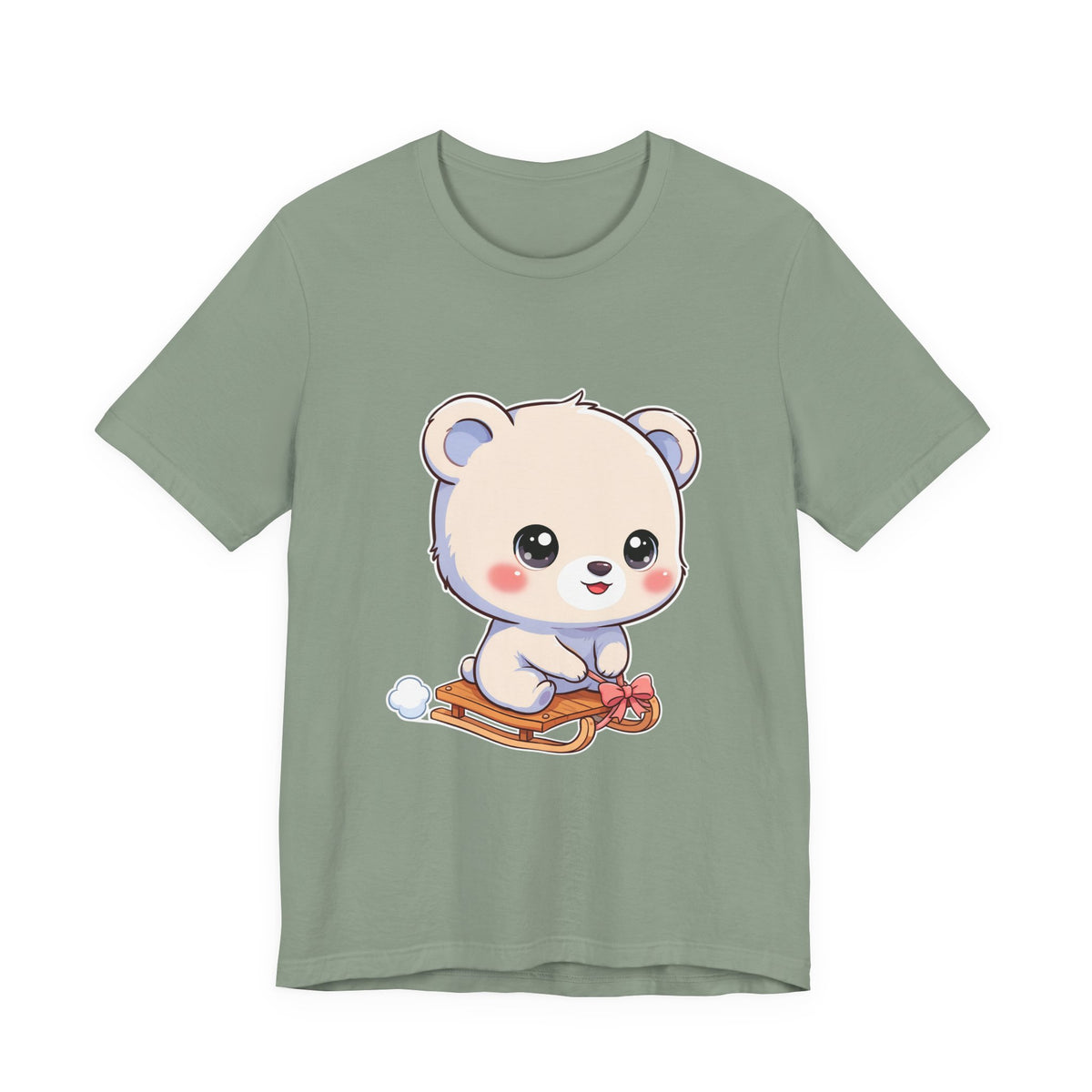 Kawaii Polar Bear T-Shirt for Cozy Winter Days