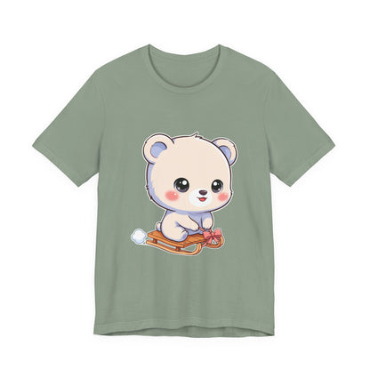 Kawaii Polar Bear T-Shirt for Cozy Winter Days