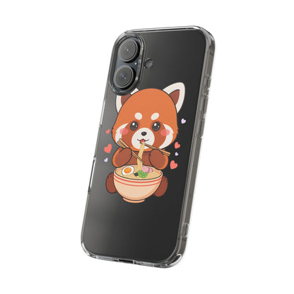 Red Panda Ramen Phone Case – Kawaii Food Lover Gift