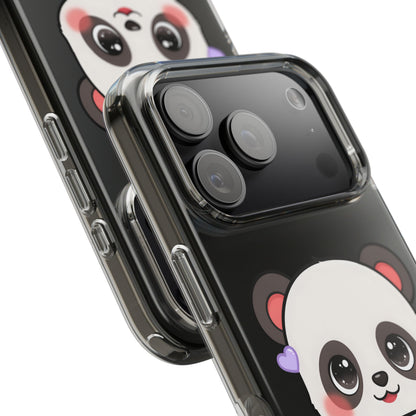 Gamer Panda Clear Impact-Resistant Phone Case