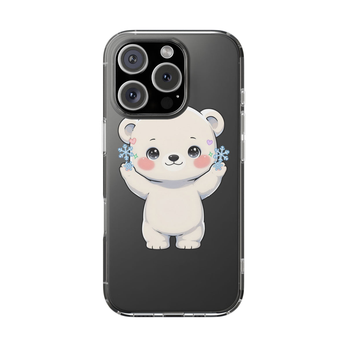 Kawaii Polar Bear Phone Case for a Cozy Winter Gift