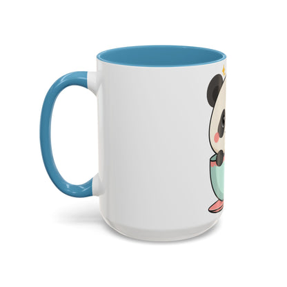 Kawaii Panda Accent Coffee Mug for Panda Lovers