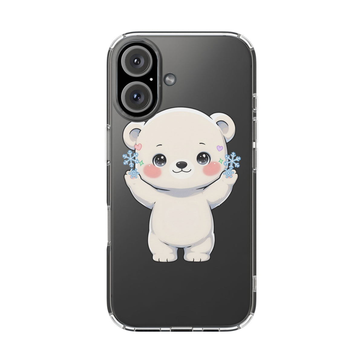 Kawaii Polar Bear Phone Case for a Cozy Winter Gift
