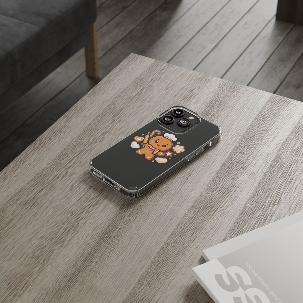 Gingerbread Christmas Phone Case for Holiday Baking Fans