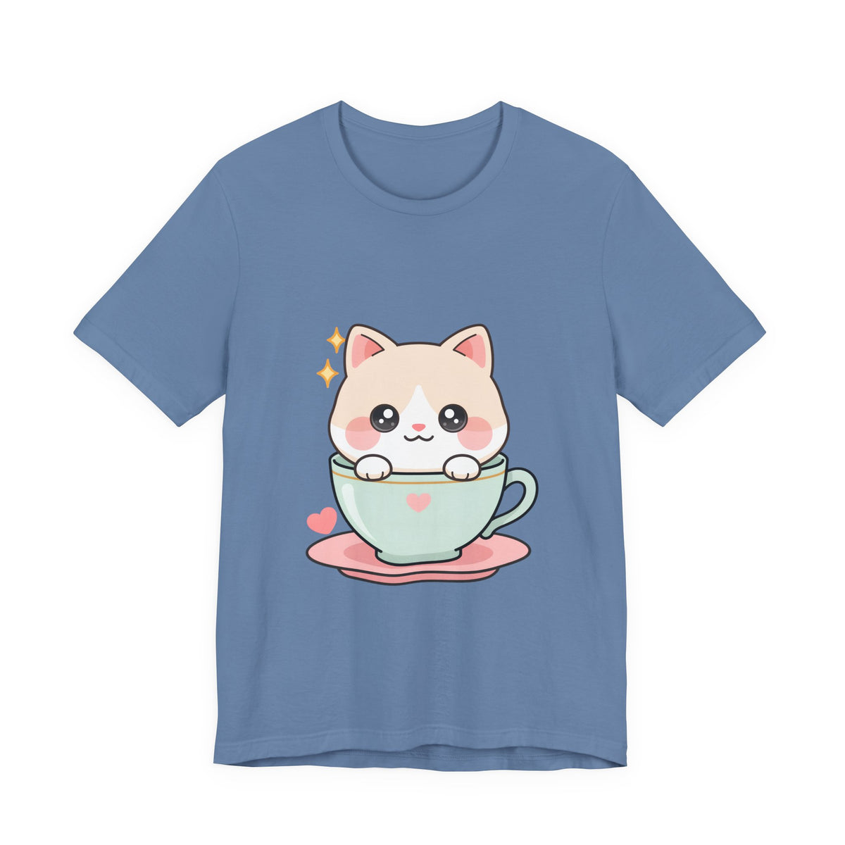 Kawaii Cat T-Shirt for Cute Cat and Chibi Art Fans