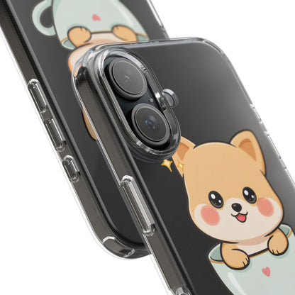 Kawaii Shiba Inu Phone Case – Cute Puppy in a Teacup
