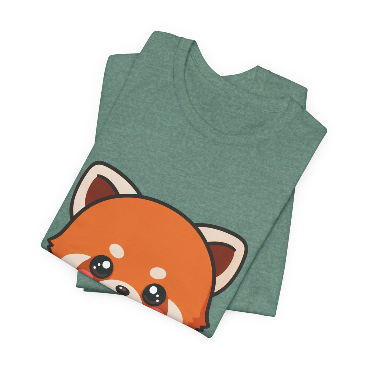 Red Panda Donut T-Shirt, Cute Kawaii Animal Tee