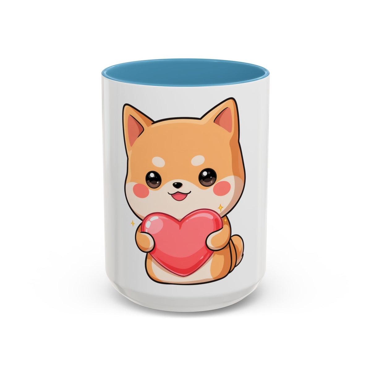 Kawaii Shiba Inu Accent Coffee Mug for Dog Lovers