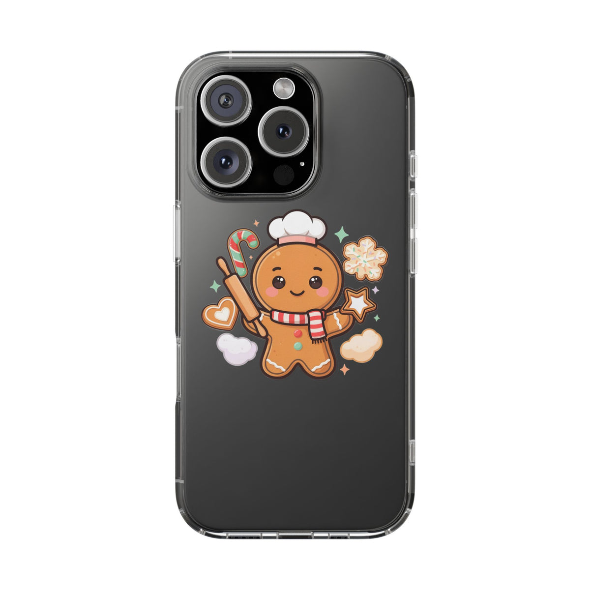 Gingerbread Christmas Phone Case for Holiday Baking Fans